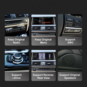 Autoradio tactile Android Auto Carplay avec lecteur DVD, radio, vidéo, GPS, navigation et fonction miroir pour F30 F31 F32 CIC 2013 - Product Image 2