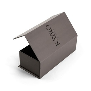 UV Coated Magnetic Flip Rigid Eco-Friendly Biodegradable Gift <b>Box</b> 50ml Perfume Serum <b>Bottle</b> Flat Pack Recyclable Cosmetic - Product Image 3