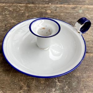 High Quality Novelty Classic Design <strong>Lotus</strong> Shape Custom Color logo Printing White Metal Enamel <strong>Candle</strong> Stand <strong>Holder</strong> - Product Image 4