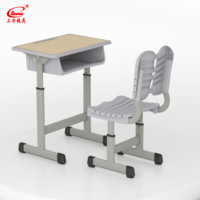 Ensemble de bureau et de chaise réglable moderne et confortable de haute qualité avec tiroir pour les étudiants et les enfants