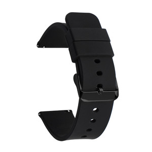 Correa Deportiva de Silicona Impermeable de Liberación Rápida Maenwvo para <span class=keywords><strong>Reloj</strong></span> <span class=keywords><strong>Amazfit</strong></span>, Diseño de Lujo, Botón de Presión, Hebilla Oculta, Negra, para <span class=keywords><strong>Hombre</strong></span>, 18 mm - Product Image 6