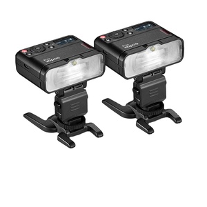 Kit de 2 Flashs Macro <span class=keywords><strong>Godox</strong></span> <span class=keywords><strong>MF12</strong></span> <span class=keywords><strong>MF12</strong></span>-K2 Mini Speedlite avec Système <span class=keywords><strong>Godox</strong></span> X Intégré TTL + Filtre de Couleur pour Photos Macro - Product Image 1
