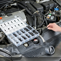 Rivets décoratifs A43 avec attaches en plastique pour pinces automobiles en nylon, compatibles avec VW