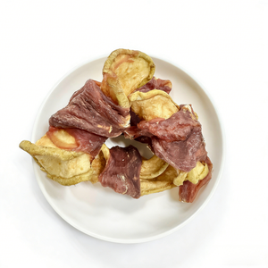 <span class=keywords><strong>Nourriture</strong></span> <span class=keywords><strong>pour</strong></span> chiens en gros : Friandises saines au <span class=keywords><strong>poulet</strong></span> et au canard enveloppées d'abricot, riches en vitamines, <span class=keywords><strong>sans</strong></span> céréales, riches en fibres, <span class=keywords><strong>pour</strong></span> une digestion saine - Product Image 2