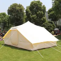 Impermeabile yurta tela di cotone campana matrimonio Outdoor Top Set costruzione stile tessuto camera da letto tetto baldacchino tenda Glamping