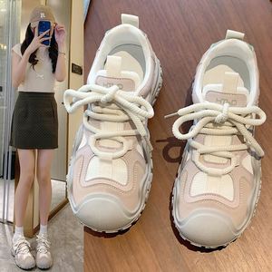 Popular Retro Platform Sports <b>Shoes</b>, Light Breathable Mesh Design, Daily Wear Hiking & Running Footwear - Product Image 3