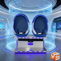 ZDYS Machine de jeu VR 9D à succès, excellent rapport qualité-prix, en métal pour intérieur