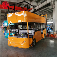 Autobús Turístico Eléctrico para Parques, Autobús Eléctrico sin Rieles de 17 Asientos para Paseos Turísticos