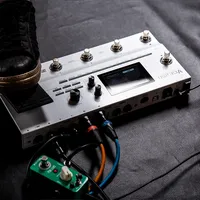 Mooer GE250 Pedal Prosesor Multi-Efek Pemodelan AMP Gitar 70 Model AMP 180 Efek 70s Looper 32 IR Pedal AMP Digital
