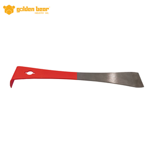 Herramienta para Colmenas de Abejas de Acero Inoxidable con Mango Rojo, Raspador Multifuncional para Apicultura - Product Image 1