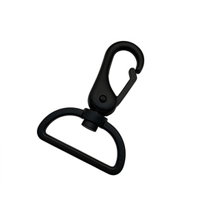 Fabrika doğrudan: 37MM döner köpek klipleri, <span class=keywords><strong>Metal</strong></span> d-ringler, çinko alaşımlı konnektör klipsler, çanta aksesuarları - Product Image 1