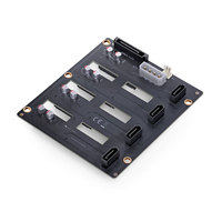 Chasis Mini-ITX JONSBO N4 NAS, Caja Semitorre con Bahía para 8+1 HDD, Dos Ventiladores de 120mm, Fuente de Alimentación SFX y Placa Base ITX