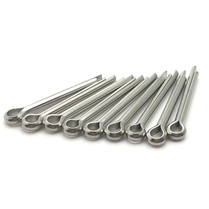สลักล็อคแบบแยกส่วน DIN94 <span class=keywords><strong>ISO1234</strong></span> ชุบสังกะสี เหล็กกล้าคาร์บอน  หมุดล็อคแบบแยกส่วน หมุดล็อคแบบ Clevis หมุดย้ำ - Product Image 3
