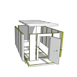 Walk In Cold Room Blast Freezer Frozen Seafood Food Deep Freezer Chiller Cold Storage Room Price For Fish Meat