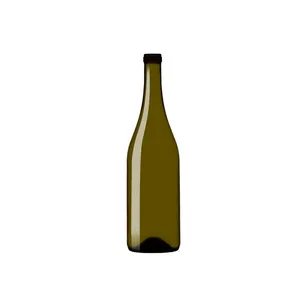 Botol kaca 750ml, botol kaca anggur, Burgundy,Bordeaux