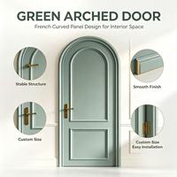 Portes intérieures de luxe en panneaux WPC pour maisons, portes intérieures étanches, portes intérieures avec cadre, sur mesure