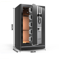 Caja de seguridad de alta seguridad a precio de fábrica, armario de seguridad grande inteligente electrónico Digital de Metal para Hotel, casillero de uso doméstico de acero