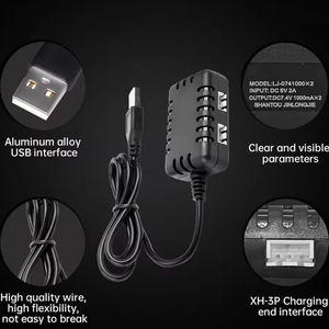 Cargador 2 en 1 de 7.4V 2S con Conector XH-3P para Autos y Camionetas RC AX24 SCX24 UTB18 SCX24, Baterías de Litio de 7.4V 2S - Product Image 2