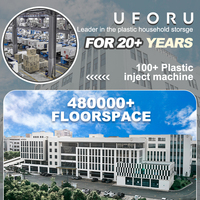 UFORU Paniers d'Égouttage Multifonctionnels Contenants de Rangement de Cuisine en Plastique pour Légumes, Fruits, Riz avec Couvercle pour Réfrigérateur