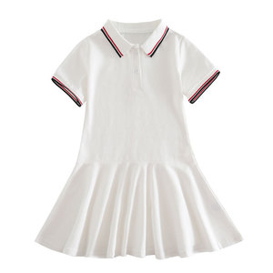 Trajes a juego para la familia Madre Niños Vestido de moda Verano Madre e hijos Traje a juego Vestidos de polo Ropa para madre e hija - Product Image 5