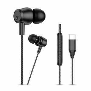WISDOMUP EJ-58 Type-C หูฟังชนิดใส่ในหูแบบมีสายไมโครโฟนชิปเซ็ต JL IPX-5 กันน้ำ 1.2 ม. สาย AAC โทรศัพท์สำหรับเล่นเกมตามหลักสรีรศาสตร์พอดี - Product Image 1