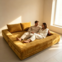 Sofá Cama Expandible Empotrable que se Convierte en Cama al Instante, Chenilla, Esponja y Algodón Aeróbico 180T para Sala de Estar y Dormitorio