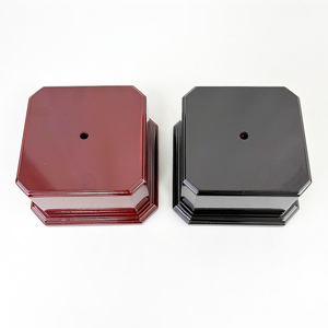 Acabado de piano Base de madera negra roja oscura para Crystal Trophy Award 2017 - Product Image 4