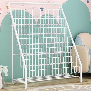 Estantería para sala <span class=keywords><strong>de</strong></span> estar para niños y niños pequeños, piso <span class=keywords><strong>simple</strong></span>, múltiples capas, con imagen <span class=keywords><strong>de</strong></span> bebé, libros <span class=keywords><strong>de</strong></span> almacenamiento, 9896 - Product Image 4