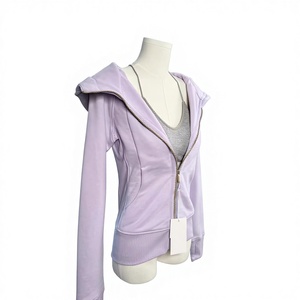 Sweat-shirt décontracté à capuche pour femme Shandong <span class=keywords><strong>Jimo</strong></span>, collection Printemps 2026, style coréen, coupe ajustée, manches longues, en polyester/coton - Product Image 1