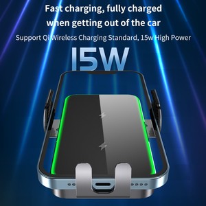 ขายร้อน 15W Dual <span class=keywords><strong>คอยล์</strong></span>อลูมิเนียมไร้สายชาร์จรถ Mount สําหรับ Samsung Galaxy Z Flip - Product Image 4