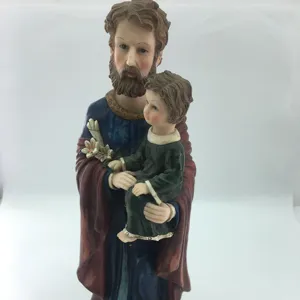 Manufacture All Customized Design Religious Sculpture Figurine Resin Jesus Arts Crafts Products Christianity 10 inch Height