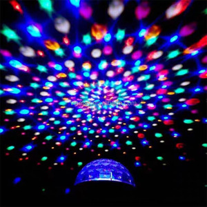 Party Lights Disco Crystal Rotating Magic Ball Lamp Speaker Equipped with FM Radio MP3/supporting TF <strong>Card</strong>/Micro SD <strong>Card</strong> - Product Image 3
