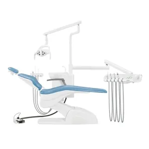 كرسي طبيب أسنان BT-SA02 رخيصة الطبية السريرية يتجزأ الأسنان وحدة كرسي طبيب أسنان مع ضاغط الهواء LED مصباح الطبيب البراز سعر