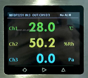 Transmisor Digital de Temperatura, Humedad y Presión Diferencial 3 en 1 para Cuarto Limpio, Quirófano e Industria Farmacéutica - Product Image 1