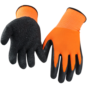 Gants de travail de sécurité en coton tricoté avec revêtement en latex pour l'industrie, le jardinage et la construction, fabriqués en Chine - Product Image 1