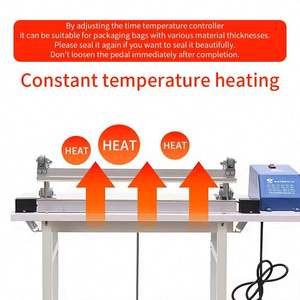 Selladora de Impulso con Pedal, Máquina de Sellado por Impulso, Selladora Térmica de Impulso, Nuevo Estilo Serie PFS 650mm - Product Image 3