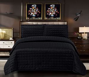 Sang trọng nhung Quilt <span class=keywords><strong>Set</strong></span> Vua Kích thước siêu mềm nhung Comforter <span class=keywords><strong>Set</strong></span>, quá khổ bedspread coverlet Quilted <span class=keywords><strong>bedding</strong></span> <span class=keywords><strong>Set</strong></span> - Product Image 4