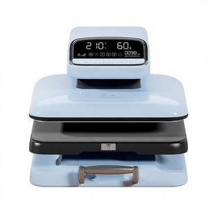 Presse à chaud intégrée la plus vendue pour le moulage de coques, machine de presse à chaud entièrement automatique pour l'impression à chaud de t-shirts, pour t-shirts personnalisés - Product Image 1