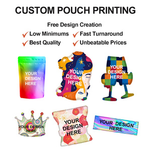 Tùy chỉnh mùi bằng chứng Nắp kéo đáy phẳng túi Cà phê túi kraft với dây kéo bình thường - Product Image 4