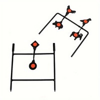 14.2x6.5 pouces réinitialiser Spinner cible de tir Mini métal Auto pour la chasse d'entraînement en plein air