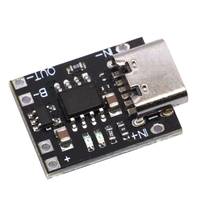 Module de charge de batterie au lithium miniature 1A, carte de charge TP4056, module de charge 18650, interface TYPE-C