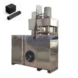 Presse à briquettes hydraulique pour charbon de bois, machine à fabriquer du charbon de bois à partir de coques d'arachides et de grandes brindilles - Product Image 1