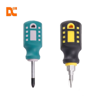 Destornillador Magnético 2 en 1 al por Mayor, Mini Destornillador de Acero al Cromo Vanadio con Punta Magnética Reversible para Electrónica del Hogar