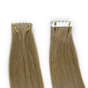 Venta al por mayor Mini Tape-In Real Russian Remy Hair Extensions Natural Double Drawn by Process Extensiones de cabello humano real de alta calidad - Product Image 5