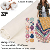 Tissu en coton 100 % personnalisé imprimé en gros, motif résistant à l'abrasion, poids moyen, pour couture et matelassage, tissu brocart 100 % coton