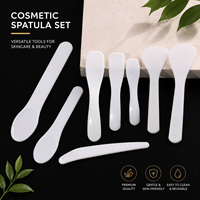1 Buah Spatula Krim Mata Plastik PP, Alat Kosmetik DIY, Sendok Masker, Multi Ukuran untuk Perawatan Kulit Kecantikan