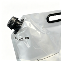 Poche souple à bec verseur pour jus, boissons et eau, 1 Gallon, 2 Gallons, 5L, 10L, Sac d'emballage liquide pour distributeur de boissons, Rechargeable, Qualité alimentaire, OEM