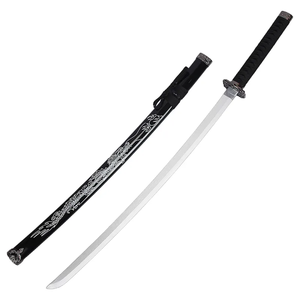 Offre Spéciale Anime samouraï bois épée étoile gravé Dragon chevalier Cosplay accessoire sécurité arme jouet Katana épées pour les garçons de jeu de rôle - Product Image 5
