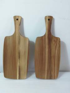 <span class=keywords><strong>Planche</strong></span> à découper en bois d'<span class=keywords><strong>acacia</strong></span> écologique avec poignée, logo personnalisé, style rustique, grande <span class=keywords><strong>planche</strong></span> à fromage rectangulaire pour la cuisine – Offre Spéciale - Product Image 5