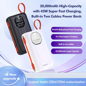 Produits tendances 2026 : <span class=keywords><strong>Powerbank</strong></span> portable 20000 mAh <span class=keywords><strong>PD</strong></span> <span class=keywords><strong>45W</strong></span> 19V pour ordinateur portable avec écran LED - Product Image 2